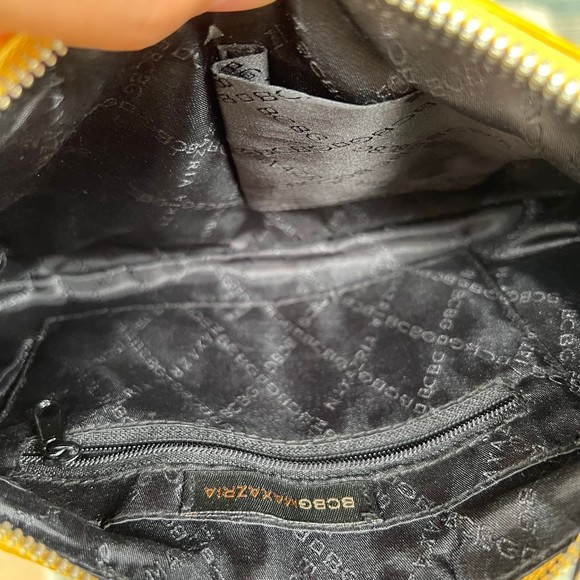 BCBGMAXAZRIA Yellow Hobo With Stitch - Picture 10 of 12